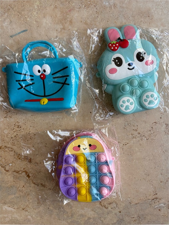 Other - 3 Character Silicone Coin Purses
